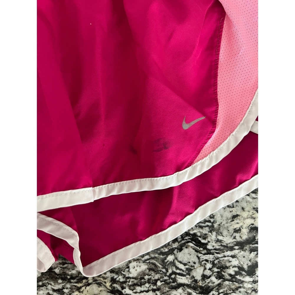Nike Dri-FIT Tempo Running Shorts Pink Mesh Athletic Gym 555434-660 Womens M - Picture 4 of 5